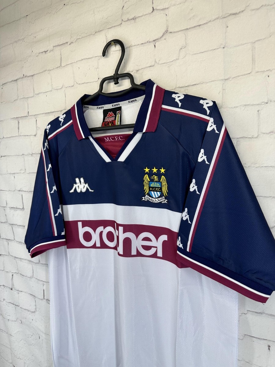MANCHESTER CITY 1997 1998 VINTAGE RETRO FOOTBALL SHIRT MANCHESTER CITY 1997 1998 VINTAGE RETRO FOOTBALL SHIRT
