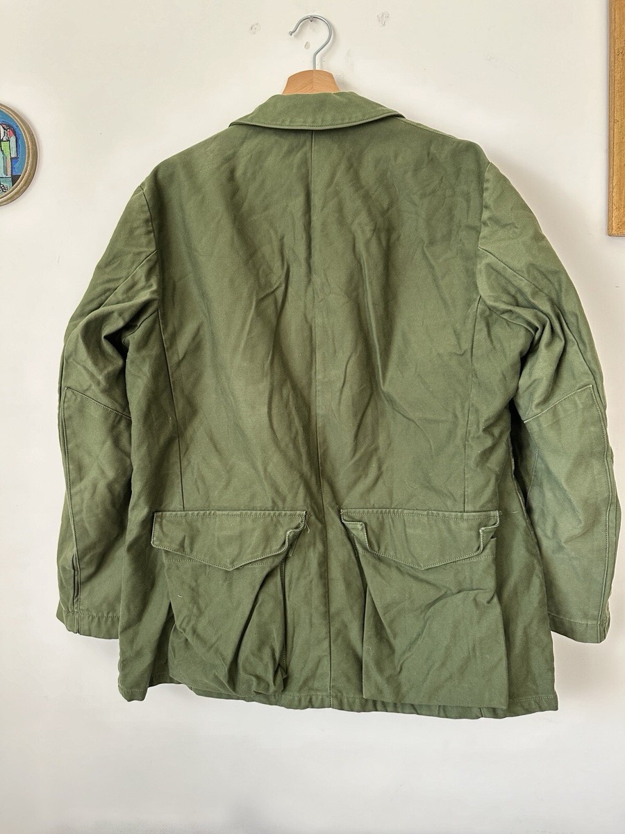 【60’s Military Vintage】M39 Field Jacket Vintage 6 Pocket Swedish M39 Wool Combat Jacket *Low Stock