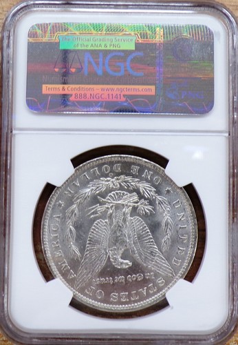 1885 O Morgan Silver Dollar NGC MS 62 - Picture 2 of 2