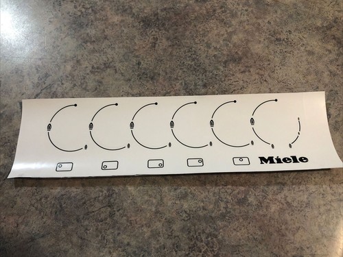 Miele gas cooktop control panel print stickers Decal & Logo..,’ | eBay