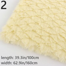 1M Faux Fur Fabric Furry Cloth Material for Bag Pillowcase Blanket Nightwear DIY