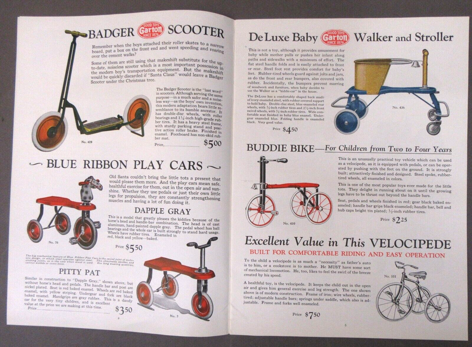 rare 1920s MARCH OF THE TOYS CATALOG Arcade Hustler Sandy Andy