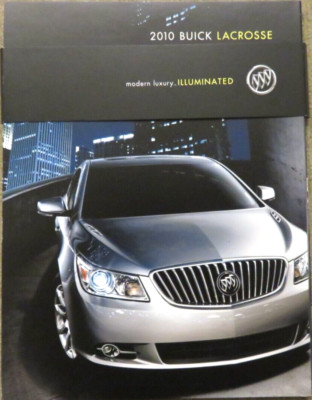 2010 Buick Lacrosse USA Prospekt Brochure, 24 Seiten