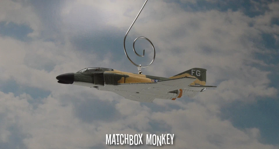 Robin Olds McDonnell F-4C Phantom II USAF Christmas Ornament Jet Airplane F4 - Image 4 of 4