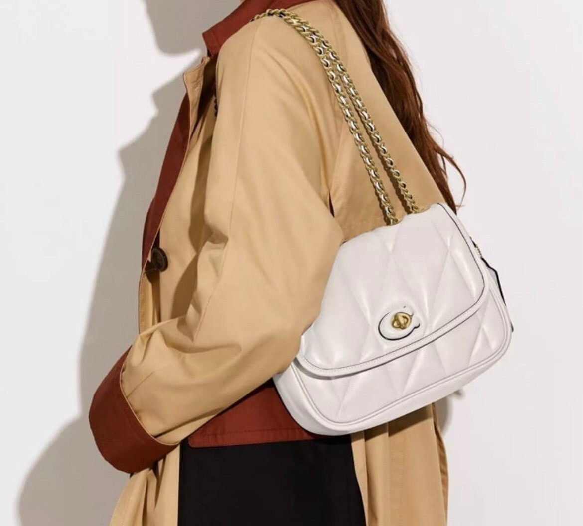 NWT COACH PILLOW MADISON SHOULDER BAG WITH QUILTING C8560 | eBay