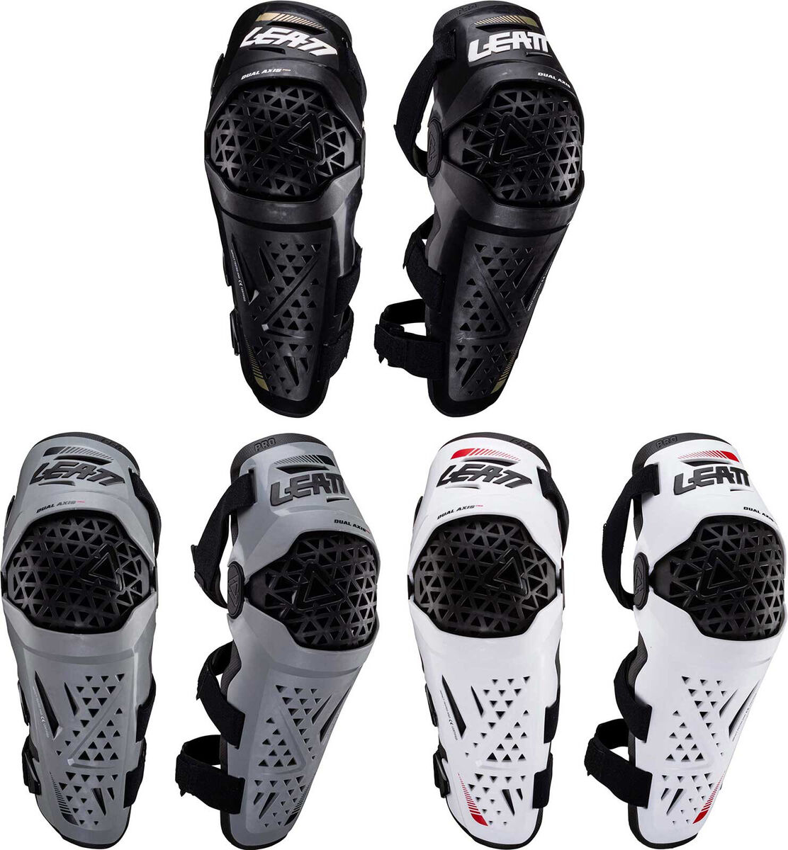 Leatt Dual Axis Pro Knee & Shin Guards - Motocross Dirt Bike Leatt Dual Axis Pro Knee & Shin Guards - Motocross Dirt Bike
