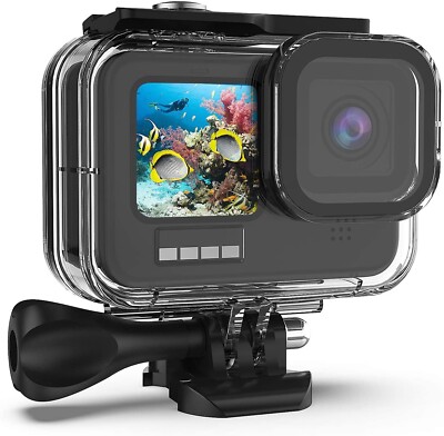 For Gopro 12 ,13, 11 ,10, Hero Waterproof Case Diving Protect Underwater 