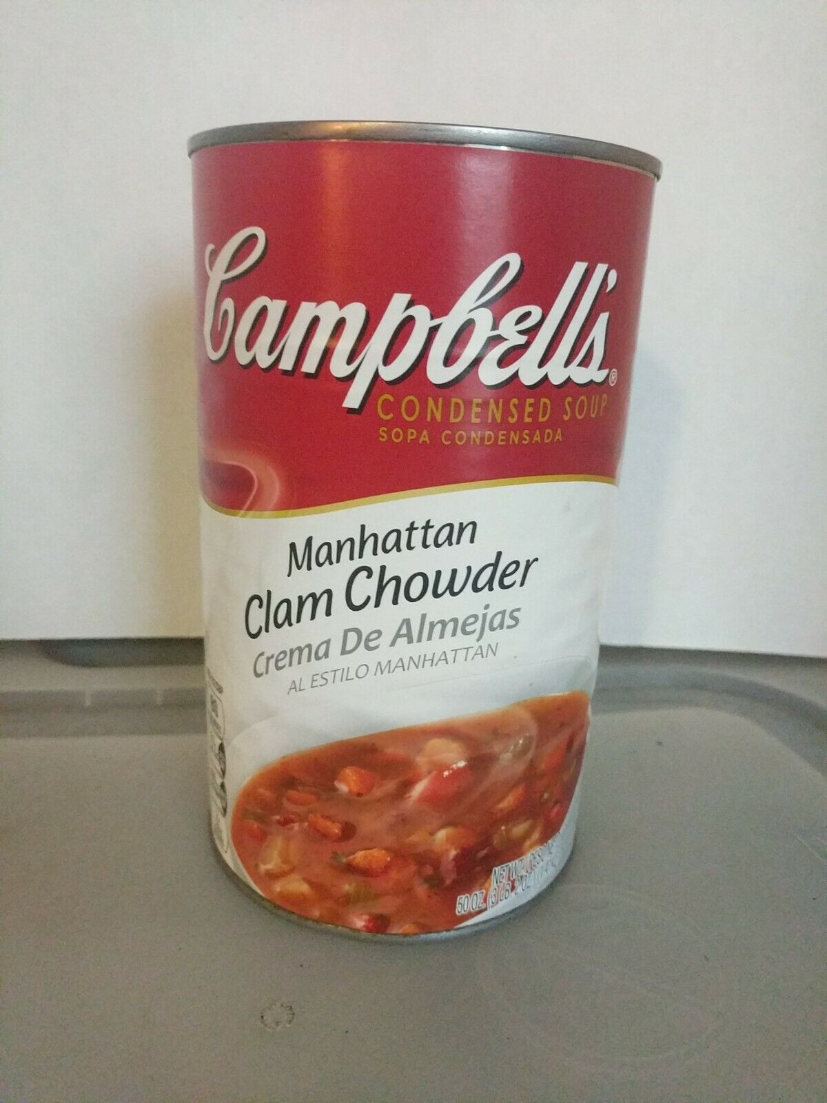 Campbell's Condensed Manhattan Some reservation Clam Chowder Quantity limited 50 oz BB 23 04