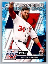 2021 Topps Opening Day #OOD-4 Bryce Harper Outstanding Opening Day