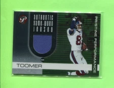 AMANI TOOMER NEW YORK GIANTS 2003 TOPPS NFL PRESTINE FOOTBALL RELIC JERSEY PP-AT