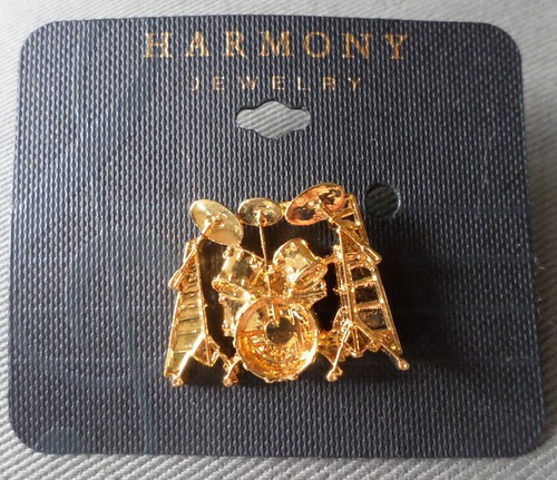 Drumset Harmony Jewelry Necklace Pin Keychain YOUR CHOICE Band Orchestra Instrum - Picture 16 of 22