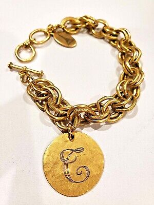 Beaucoup Designs Link Bracelet With Assorted Initial Charms C N W P U Y O L F Ebay