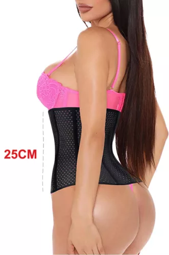 WAIST TRAINER CORSET Breathable Tummy Girdles Belt Sport Body Shaper Control UK - Picture 5 of 12