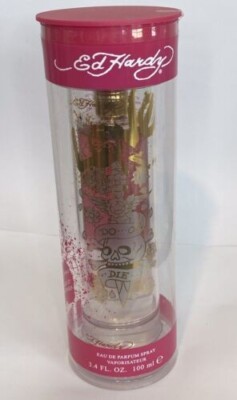 Ed Hardy Love Is Eau De Parfum For Women Spray 3.4 oz factory sealed