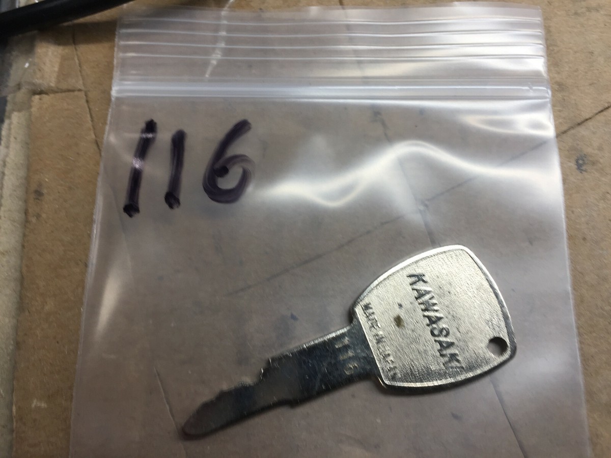Key Precut Replacement # 116 Genuine Kawasaki NOS | eBay
