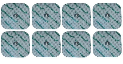Healthcare World  TENS-Elektrode quadratische Noppenpads für Compex-Maschinen x 8