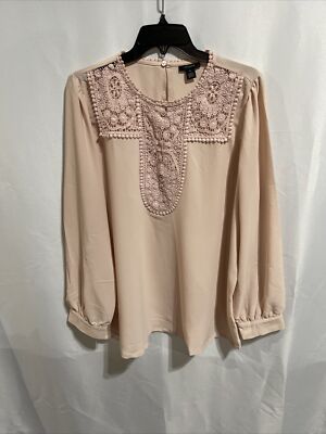 Halogen Women's Pink Long Sleeve Blouse Size XXL NEW