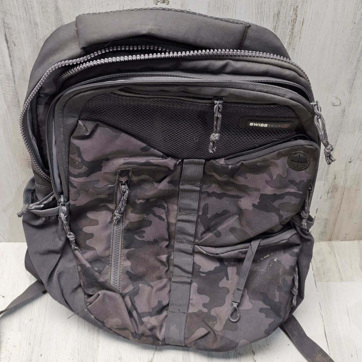SwissTech Appenzell Backpack camo woodland gray Laptop & Tablet