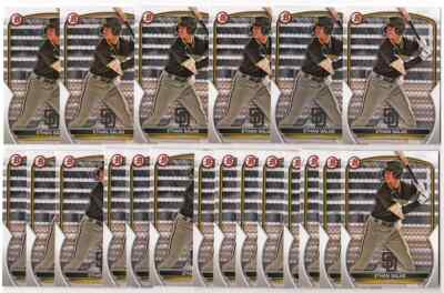x35 Ethan Salas 2023 Bowman Draft #1 Rookie Card RC lot/set Padres #1 Prospect!!