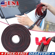 2m 19mm Car Front Rear Window Windshield Edge Roof Moulding Rubber Seal Strip Us