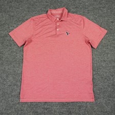 Vineyard Vines Polo Shirt Mens Large Red Performance Stretch Lightweight Casual