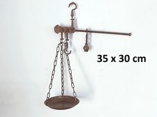 Bilancia antica stadera vintage piccola miniatura da decoro arredamento rustico