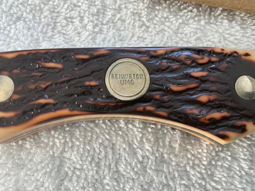 VINTAGE REMINGTON UMC ONE R6 SKINNER KNIFE WITH SHEATH AND STONE IN ORIGINAL BOX - 第 16/24 張圖片