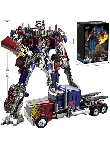 30CM Transformation Robot Toys Optimus Prime Star Commander Alloy Car Movie Anim - Picture 2 of 10