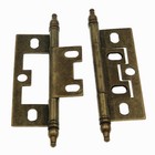 Hickory Lancaster Brass Minaret Tip 2 1/2" Self Mortise Hinges P8293-LP