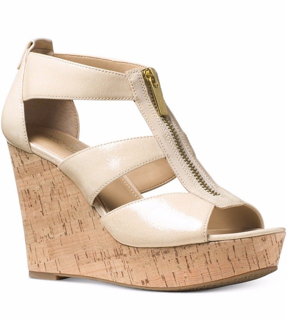 michael kors damita platform wedge sandals