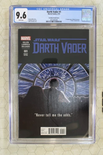 DARTH VADER #1 CGC 9.6 (2015) CASSADAY 1:25 ratio variant, 1st app BLACK KRRSANT