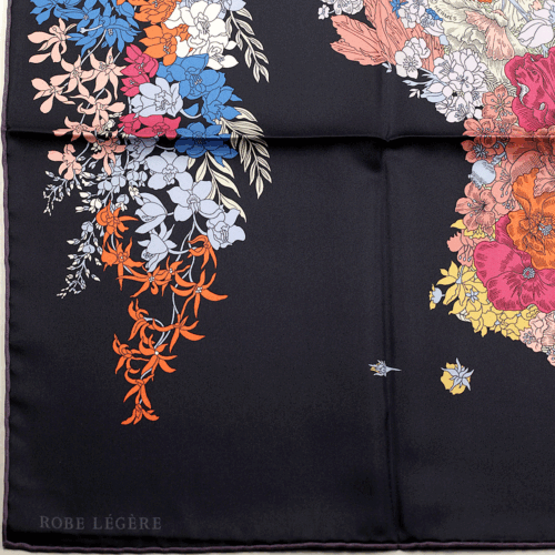 NWT Hermes Scarf ROBE LEGEREE 90cm Silk Foulard THEO DE GUELTZL - Picture 2 of 7