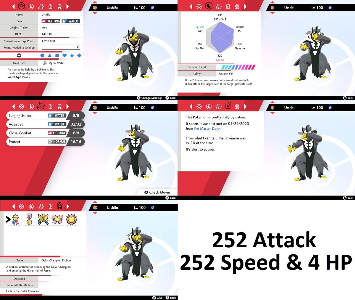 Every SHINY 6IV XXXL EV Trained Legendary All Ribbons Pokemon