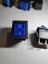 2 Pieces Blue 4 pin kcd4 16a rocker switch on off 12v 125v 250v kcd2-202 01261