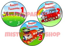 Cialda - Ostia per torte Trenino Treno bimbi - Anche formato grande A3!