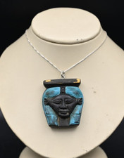 Rare Ancient Egyptian Pharaonic Antique Hathor Pandent Goddess of the Sky BC