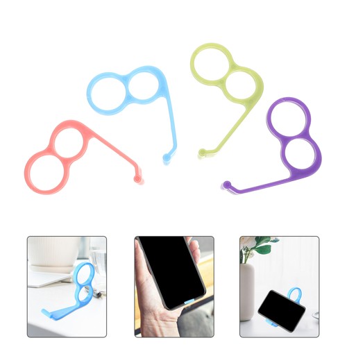 4 Pcs Ring Phone Holder Lendouble Folding Cell Stand Baby Portable - 第 1/12 張圖片