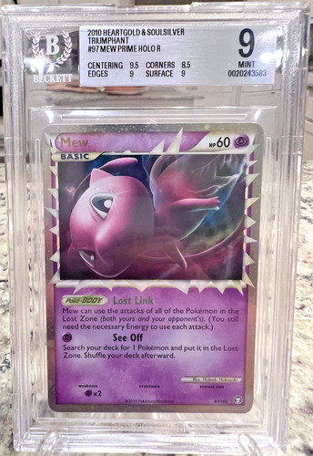 Mew graded BGS 9 for sale on eBay