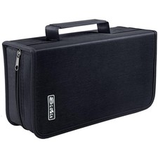 CD Case DVD Storage Holder, CD/DVD Wallet 128 Black binder