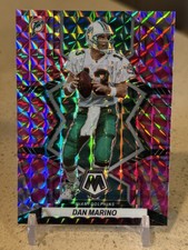 2022 Panini Mosaic Football Dan Marino PINK SWIRL /11 #126 - Miami Dolphins