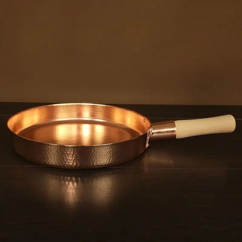 Copper Frying Pan Pancake Pot Non-Stick Cooking Pan for Gas Stove Kitchen Cookwa