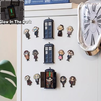 Doctor Who TARDIS Ninth/Tenth/Eleventh Doctor Metal Refrigerator Magnet Gift New