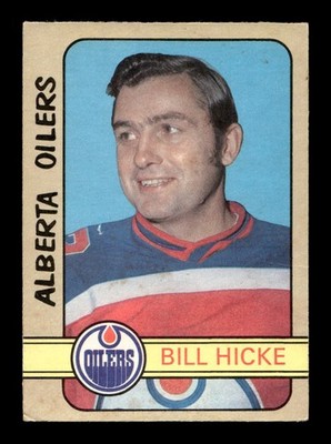 1972 73 O-Pee-Chee #327 Bill Hicke Oilers VG+ *w8