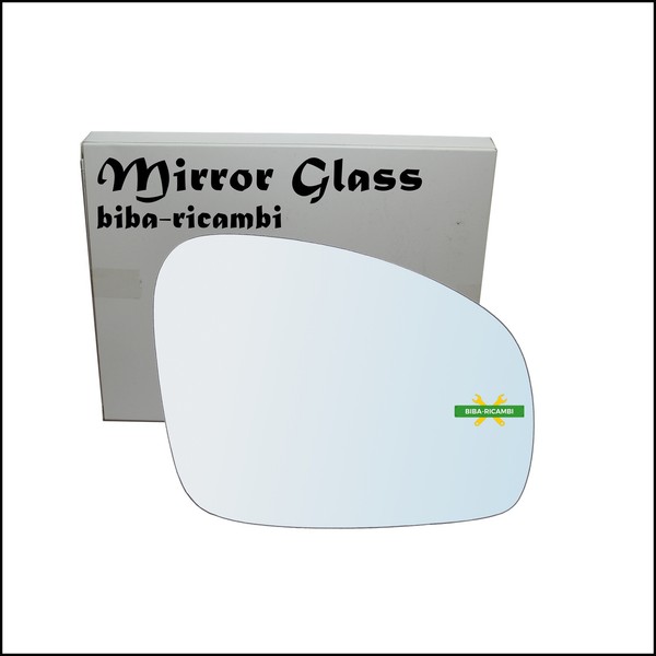 Glas RüCkspiegel Verchromt Seite Dx-Passeggero FüR Skoda Fabia II Von 200-image