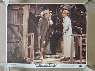 Henry Fonda and Terence Hill orig colour western photo 1974 My Name Is Nobody