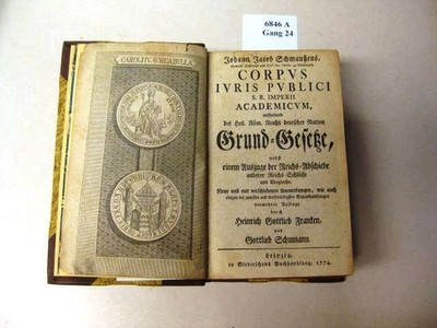 Johann Jakob Schmaußens Corpus iuris publici S. R. imperii academicum. enthalten