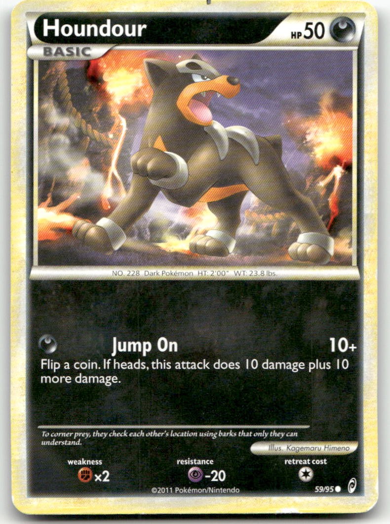 Houndour #59/95 (MP) Call of Legends CL Pokemon