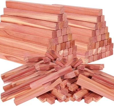 Cedar Blocks for Clothes Storage, 100% Aromatic Red Cedar Wood Sticks - Image 1 of 4