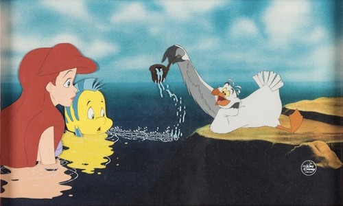 SALE! Walt Disney Studio's The Little Mermaid Original Production Cel Ariel