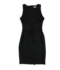 bar III Womens Solid Bodycon Dress